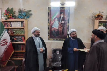 حکم معاون تبلیغ شهرستان فیروزکوه با حضور امام جمعه محترم