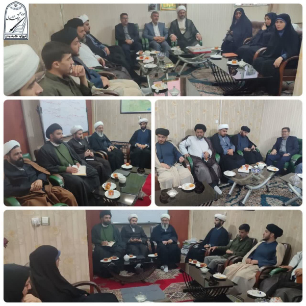 نشست کمیته همکاری حوزه های علمیه و آموزش و پرورش فیروزکوه