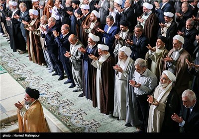 سخنرانی مدیر حوزه‌ی علمیه تهران پیش از خطبه های نماز جمعه تهران
