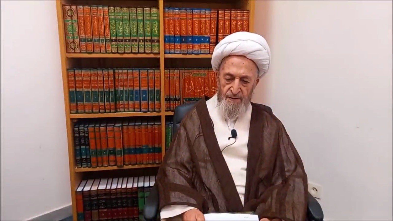 پیام تصویری حضرت‌ آیت الله العظمی جعفر سبحانی
