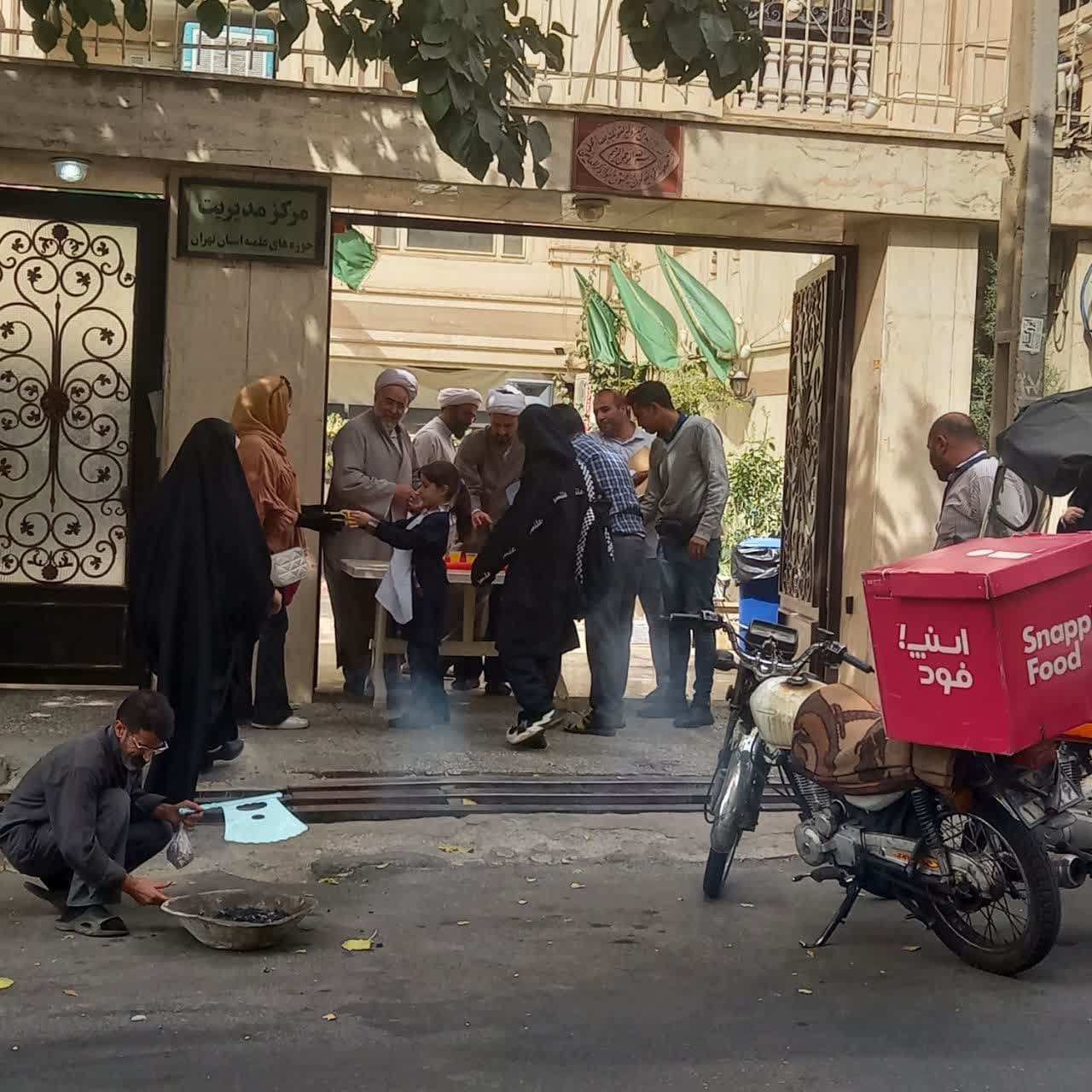 برپایی ایستگاه صلواتی