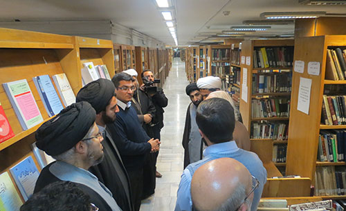 بازدید مدیران، اساتید و طلاب پژوهشگر از کتابخانه ملّی و پژوهشگاه علوم انسانی